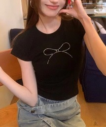 RIBBON STONEショートTシャツ