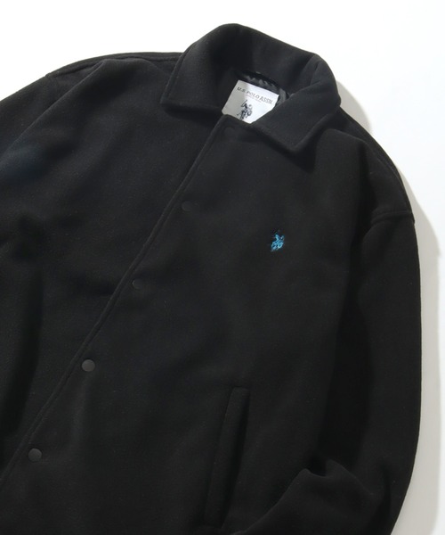 U.S. POLO ASSN.(ユーエスポロアッスン)の「【U.S. POLO ASSN./ユーエスポロアッスン】フリース コーチジャケット(ブルゾン・メンズ・ネイビー/ブラック/ライトグレー/ベージュ・M/L/LL)」の8枚目の写真