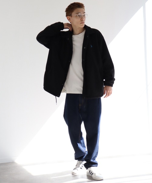 U.S. POLO ASSN.(ユーエスポロアッスン)の「【U.S. POLO ASSN./ユーエスポロアッスン】フリース コーチジャケット(ブルゾン・メンズ・ネイビー/ブラック/ライトグレー/ベージュ・M/L/LL)」の19枚目の写真