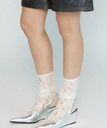 MAISON SPECIAL（メゾンスペシャル）の「Flower Lace Socks/フラワーレースソックス【MAISON SPECIAL/メゾンスペシャル】（ソックス/靴下）」