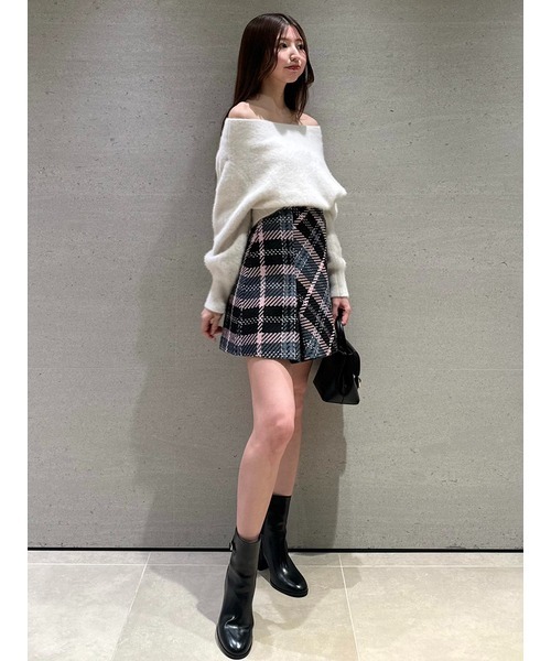 SNIDEL（スナイデル）の「フォックスアルパカオフショルプル