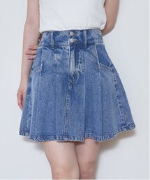 【LTXC】デニムプリーツスカパン