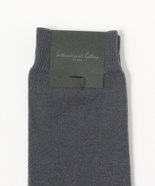 International Gallery BEAMS（インターナショナルギャラリービームス）の「ロングホーズ ソックス（ソックス/靴下・メンズ・ブラック/グレー系その他・ONE SIZE）」の3枚目の写真