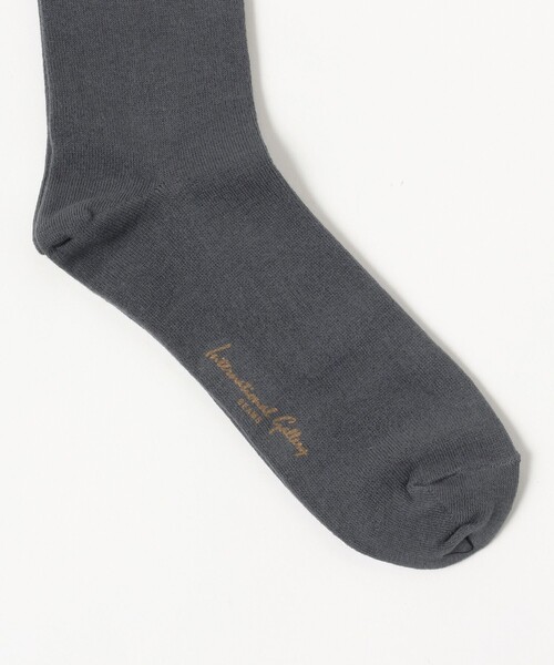 International Gallery BEAMS（インターナショナルギャラリービームス）の「ロングホーズ ソックス（ソックス/靴下・メンズ・ブラック/グレー系その他・ONE SIZE）」の4枚目の写真