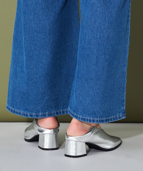 CITEN（シテン）の「＜CITEN＞2WAY ポインテッドパンプス（パンプス・レディース・ブラック/シルバー・23cm/23.5cm/24cm/24.5cm）」の5枚目の写真