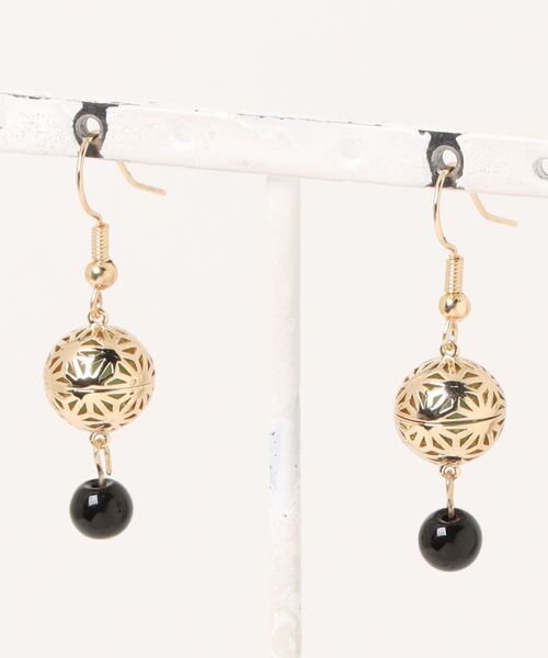 カヤ（カヤ）の「【カヤ】透かし玉ピアス（ピアス（両耳用）・レディース・その他1/その他2/その他3・FREE）」の2枚目の写真