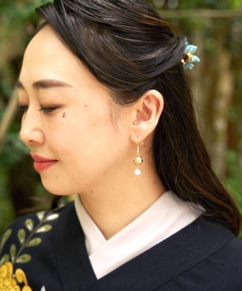 カヤ（カヤ）の「【カヤ】透かし玉ピアス（ピアス（両耳用）・レディース・その他1/その他2/その他3・FREE）」の5枚目の写真