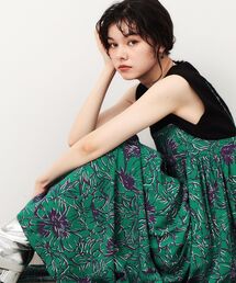 OPAQUE.CLIP | ビックフラワープリントキャミワンピース【洗える】(ワンピース)