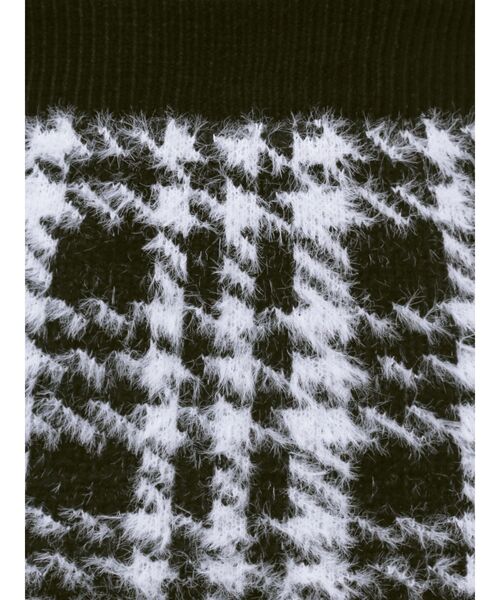 GYDA（ジェイダ）の「【SETUP着用可】シャギーCHECK PATTERN MIXニットスカートライクショートパンツ（スカート・レディース・ベージュ/アイボリー/ブラック・FREE）」の22枚目の写真