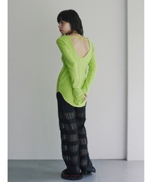 SORIN（ソリン ）の「Stretchy Rib U-NECK TOP（Tシャツ/カットソー