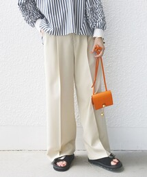 SHIPS | ウエスト ベルト デザイン セミワイド パンツ(その他パンツ)
