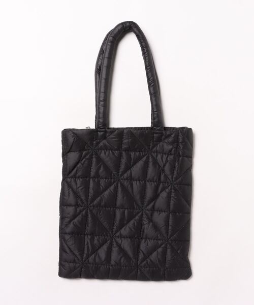 【コロチロ】ラウンドトートバッグL ナイロンオックスキルト　ブラック it-670e316d45a2a-1200.jpg