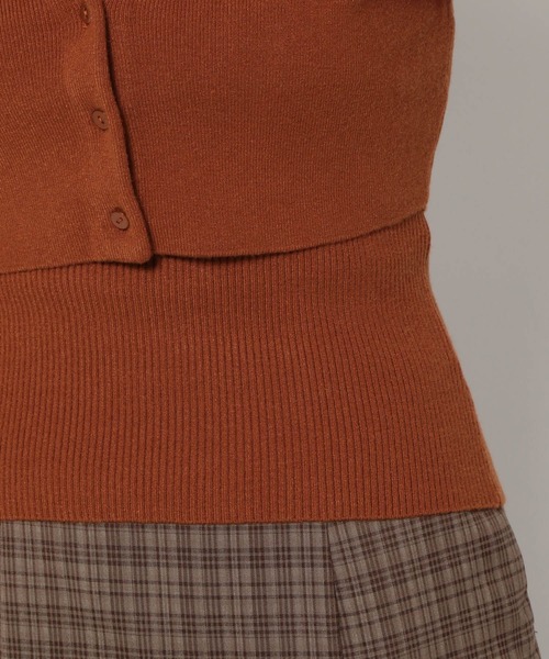 mysty woman（ミスティウーマン）の「エコファータンクカーデSET　149824（アンサンブル・レディース・ライトグレー/オレンジ/ブラック・FREE）」の13枚目の写真