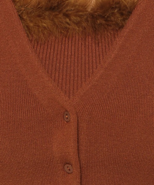 mysty woman（ミスティウーマン）の「エコファータンクカーデSET　149824（アンサンブル・レディース・ライトグレー/オレンジ/ブラック・FREE）」の19枚目の写真