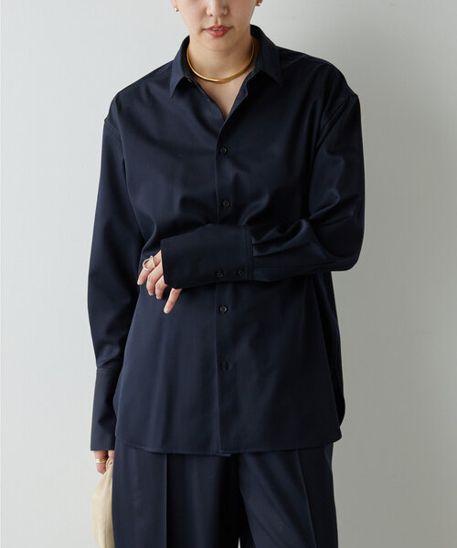 【セール】【PEAS】ウールドレスシャツ（シャツ/ブラウス）｜GALLARDAGALANTE（ガリャルダガランテ）