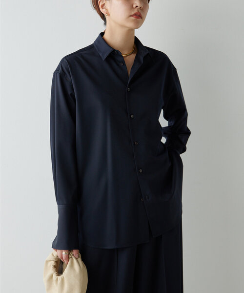 【セール】【PEAS】ウールドレスシャツ（シャツ/ブラウス）｜GALLARDAGALANTE（ガリャルダガランテ）