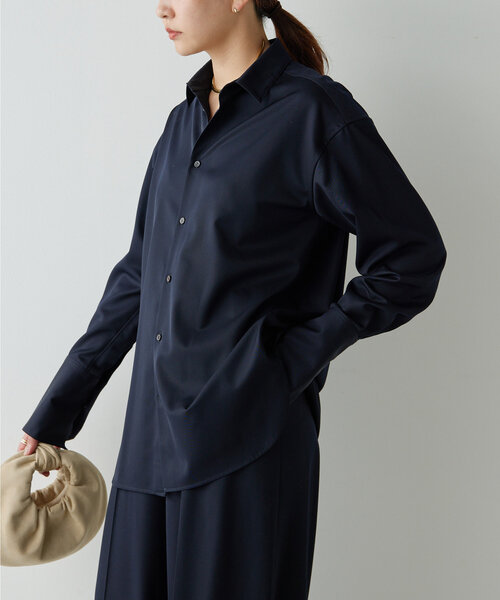 【セール】【PEAS】ウールドレスシャツ（シャツ/ブラウス）｜GALLARDAGALANTE（ガリャルダガランテ）