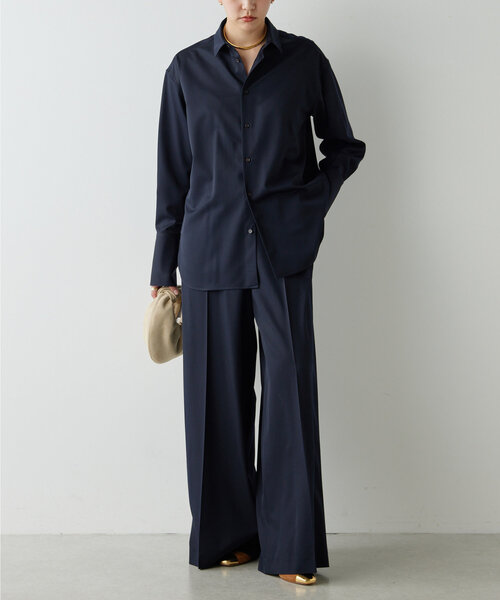 【セール】【PEAS】ウールドレスシャツ（シャツ/ブラウス）｜GALLARDAGALANTE（ガリャルダガランテ）