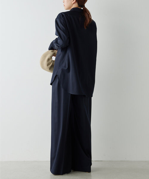 【セール】【PEAS】ウールドレスシャツ（シャツ/ブラウス）｜GALLARDAGALANTE（ガリャルダガランテ）