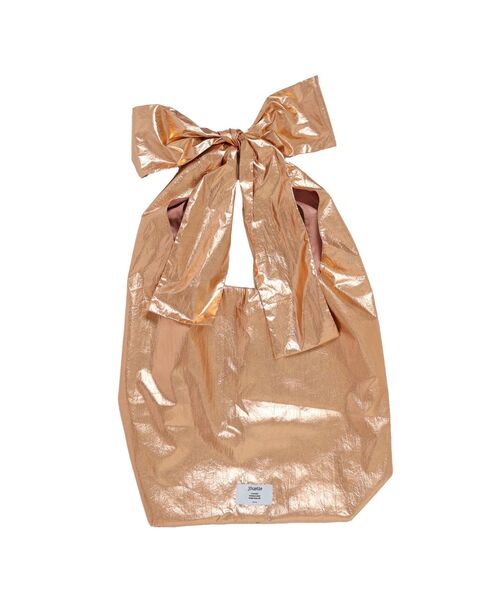 jouetie（ジュエティ）の「リボントートBag（トートバッグ・レディース・ブルー/オレンジ/イエロー/パープル/ピンク/グリーン/レッド・FREE）」の2枚目の写真