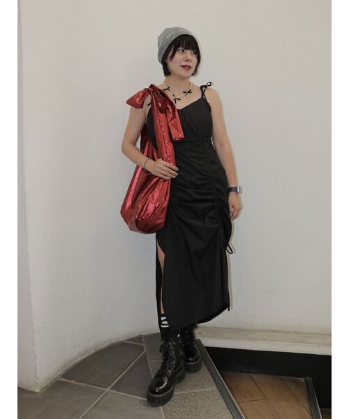 jouetie（ジュエティ）の「リボントートBag（トートバッグ・レディース・ブルー/オレンジ/イエロー/パープル/ピンク/グリーン/レッド・FREE）」の13枚目の写真