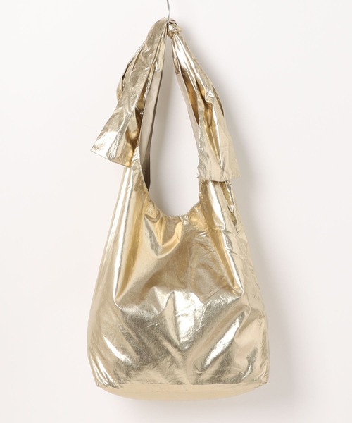 jouetie（ジュエティ）の「リボントートBag（トートバッグ・レディース・ブルー/オレンジ/イエロー/パープル/ピンク/グリーン/レッド・FREE）」の6枚目の写真