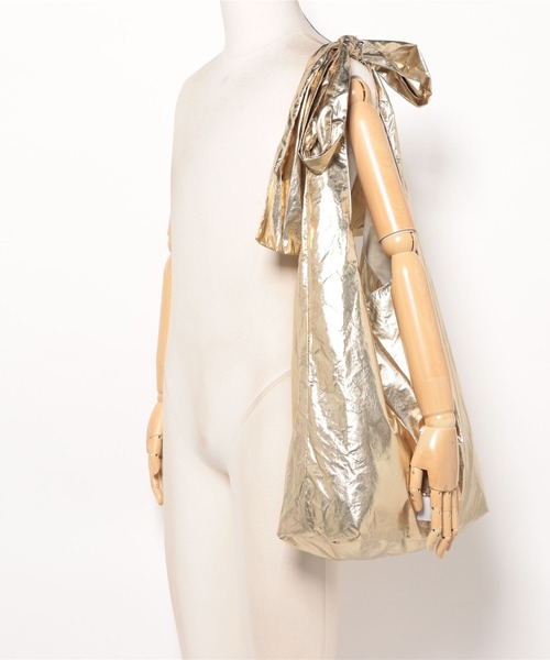 jouetie（ジュエティ）の「リボントートBag（トートバッグ・レディース・ブルー/オレンジ/イエロー/パープル/ピンク/グリーン/レッド・FREE）」の10枚目の写真