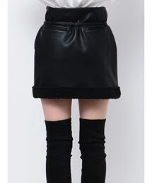 EMODA | フェイクレザーボアスカート(スカート)