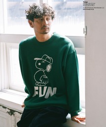 【SNOOPY&FRIENDS meets BAYFLOW】ピーナッツニットプルオーバー