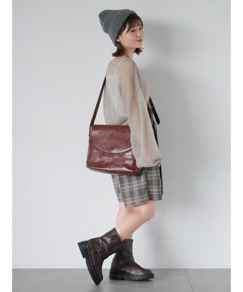 ehka sopo(エヘカソポ)の「モヘヤタッチメッシュニット(ニット/セーター・レディース・キナリ/ピンク/ブルー/グレー・F)」の22枚目の写真