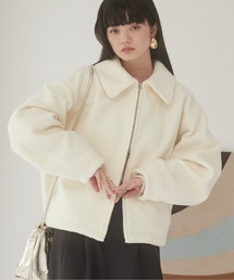 ANGIE | ブークレーダブルジップブルゾン(ブルゾン)