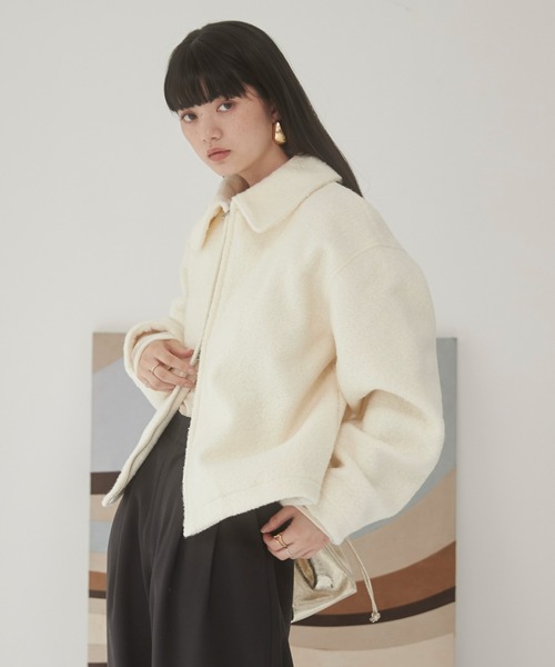 【セール】ブークレーダブルジップブルゾン（ブルゾン）｜ANGIE（アンジー）