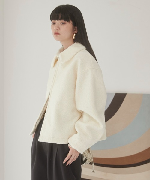 【セール】ブークレーダブルジップブルゾン（ブルゾン）｜ANGIE（アンジー）