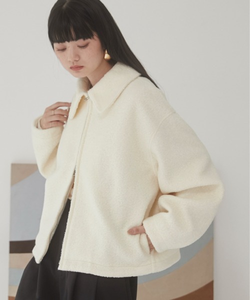 【セール】ブークレーダブルジップブルゾン（ブルゾン）｜ANGIE（アンジー）