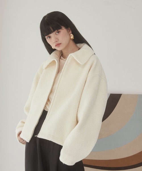 【セール】ブークレーダブルジップブルゾン（ブルゾン）｜ANGIE（アンジー）