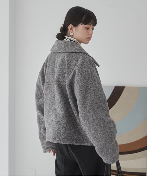 【セール】ブークレーダブルジップブルゾン（ブルゾン）｜ANGIE（アンジー）