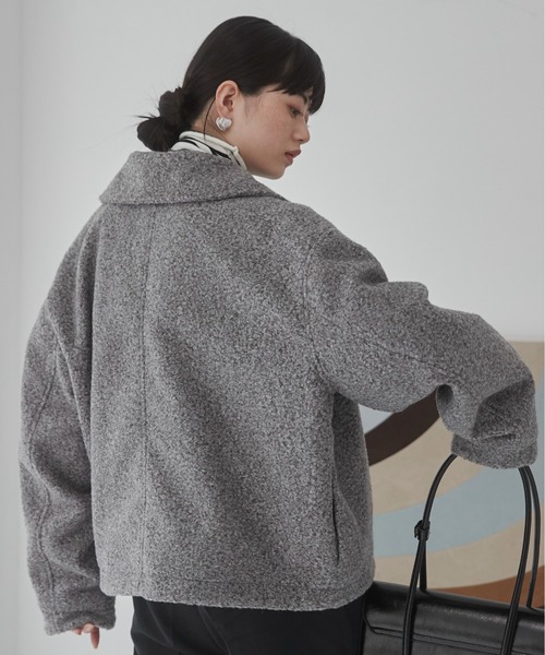 【セール】ブークレーダブルジップブルゾン（ブルゾン）｜ANGIE（アンジー）