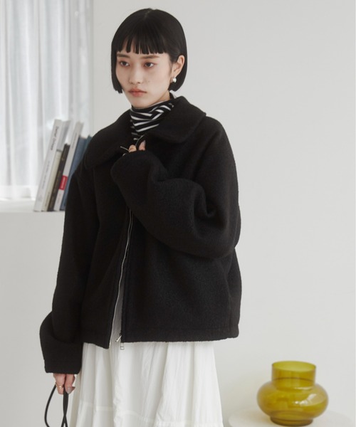 【セール】ブークレーダブルジップブルゾン（ブルゾン）｜ANGIE（アンジー）