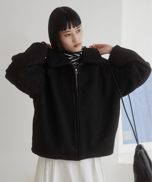 【セール】ブークレーダブルジップブルゾン（ブルゾン）｜ANGIE（アンジー）