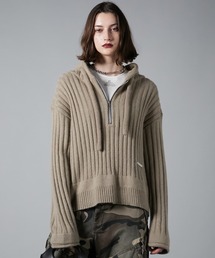 PRANK PROJECT | 【24WINTER PRE ORDER】アンゴラニットフーディ/Angola Knit Hoodie(パーカー)