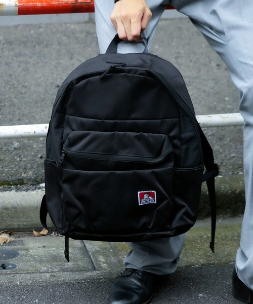 BEN DAVIS（ベンデイビス）の「【BEN DAVIS/ベンデイビス】シンプルデイパック（バックパック/リュック・メンズ・ブラック/カーキ・FREE）」の5枚目の写真