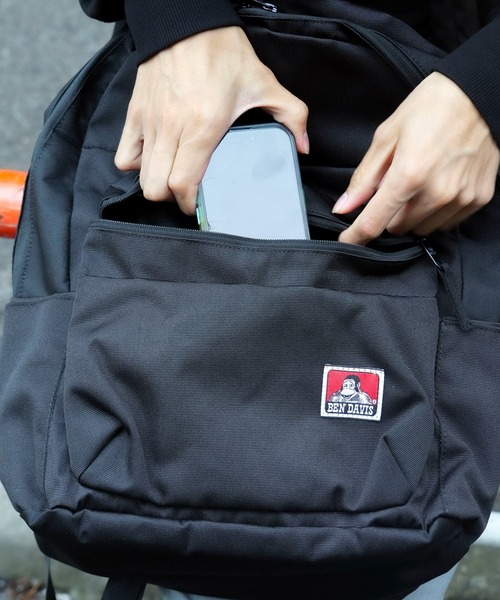 BEN DAVIS（ベンデイビス）の「【BEN DAVIS/ベンデイビス】シンプルデイパック（バックパック/リュック・メンズ・ブラック/カーキ・FREE）」の18枚目の写真