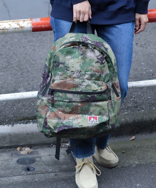 BEN DAVIS（ベンデイビス）の「【BEN DAVIS/ベンデイビス】シンプルデイパック（バックパック/リュック・メンズ・ブラック/カーキ・FREE）」の11枚目の写真