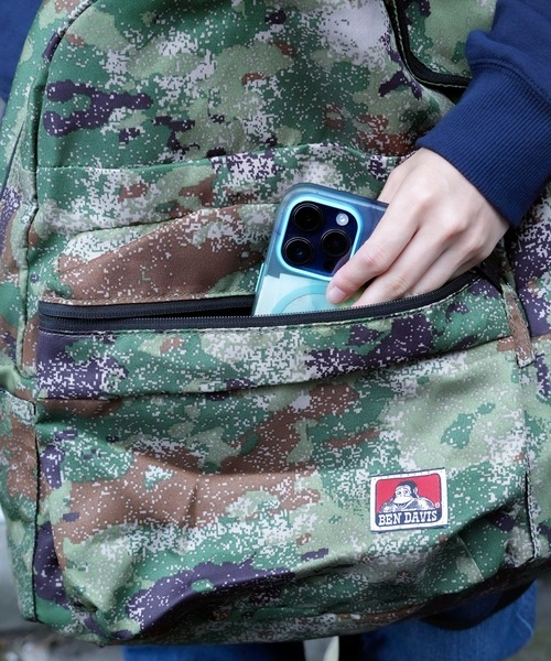 BEN DAVIS（ベンデイビス）の「【BEN DAVIS/ベンデイビス】シンプルデイパック（バックパック/リュック・メンズ・ブラック/カーキ・FREE）」の19枚目の写真