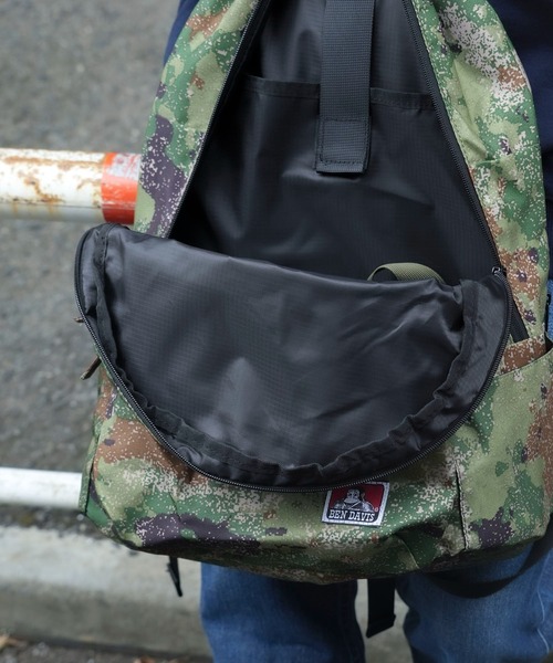 BEN DAVIS（ベンデイビス）の「【BEN DAVIS/ベンデイビス】シンプルデイパック（バックパック/リュック・メンズ・ブラック/カーキ・FREE）」の17枚目の写真