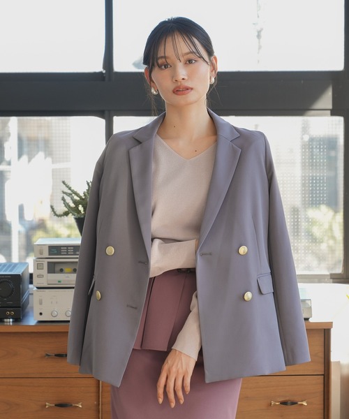 TRUDEA（トルディア）の「ダブルブレストジャケット（テーラード