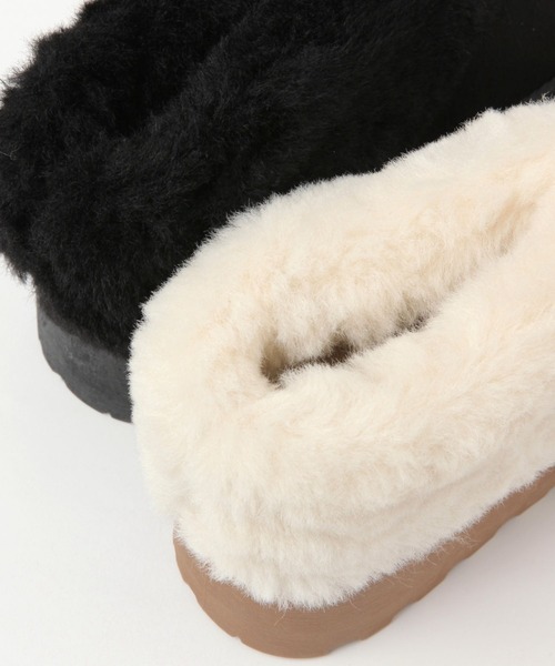 LAKOLE（ラコレ）の「フェイクムートンスリッポン / 134096（スリッポン・レディース・ベージュ/ブラック・LARGE/MEDIUM）」の12枚目の写真