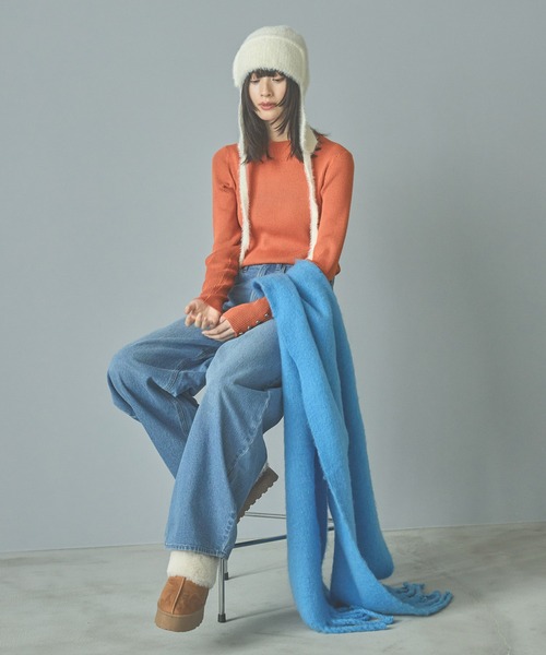 LAKOLE（ラコレ）の「フェイクムートンスリッポン / 134096（スリッポン・レディース・ベージュ/ブラック・LARGE/MEDIUM）」の18枚目の写真