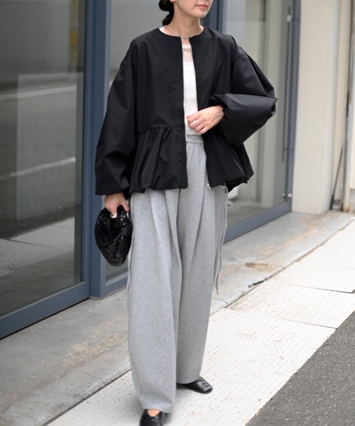 Marient(マリエント)の「ペプラムジップブルゾンJK/アウター(ブルゾン・レディース・ブラック・FREE)」の15枚目の写真