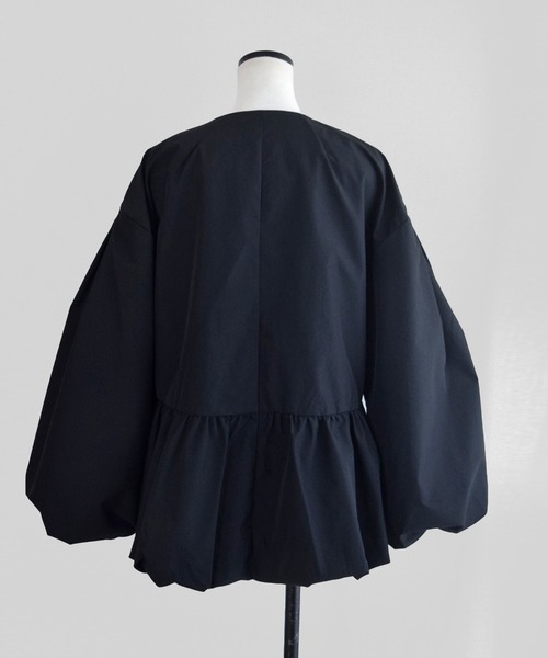 Marient(マリエント)の「ペプラムジップブルゾンJK/アウター(ブルゾン・レディース・ブラック・FREE)」の21枚目の写真